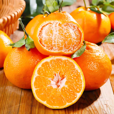 Zhongwang Jiaguo Fresh-Picked Sichuan Papa Gan Citrus - Sweet & Easy-to-Peel, 4.25kg Case (70-75mm)